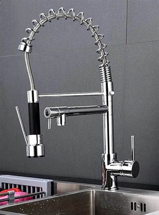 Üso Endüstriyel Çift Yönlü Evye Bataryası Ev İçin Uygun