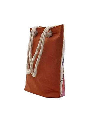 Yedi Kedili Baskılı Goblen Dokuma Heybe Çanta