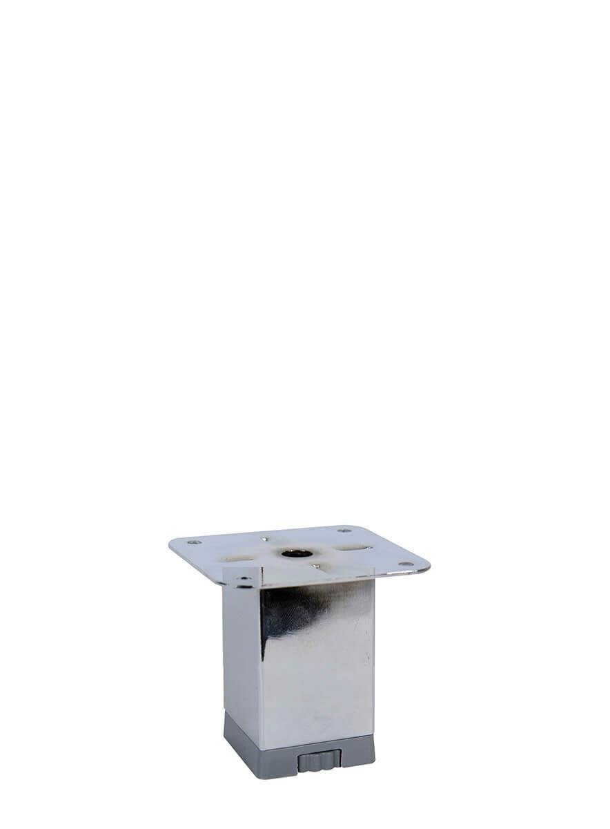 06cm 40mm x 40mm Plastik Pingolu Kare Demir Baza Ayağı Teknobutik.com'da