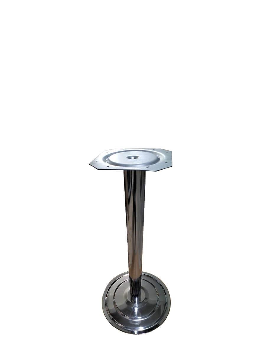 50cm Boy 38cm x 2mm Kademeli Taban Sacı 60 Ø(çap)Boru Ahşap için Sehpa ve Masa Ayağı Teknobutik.com'da