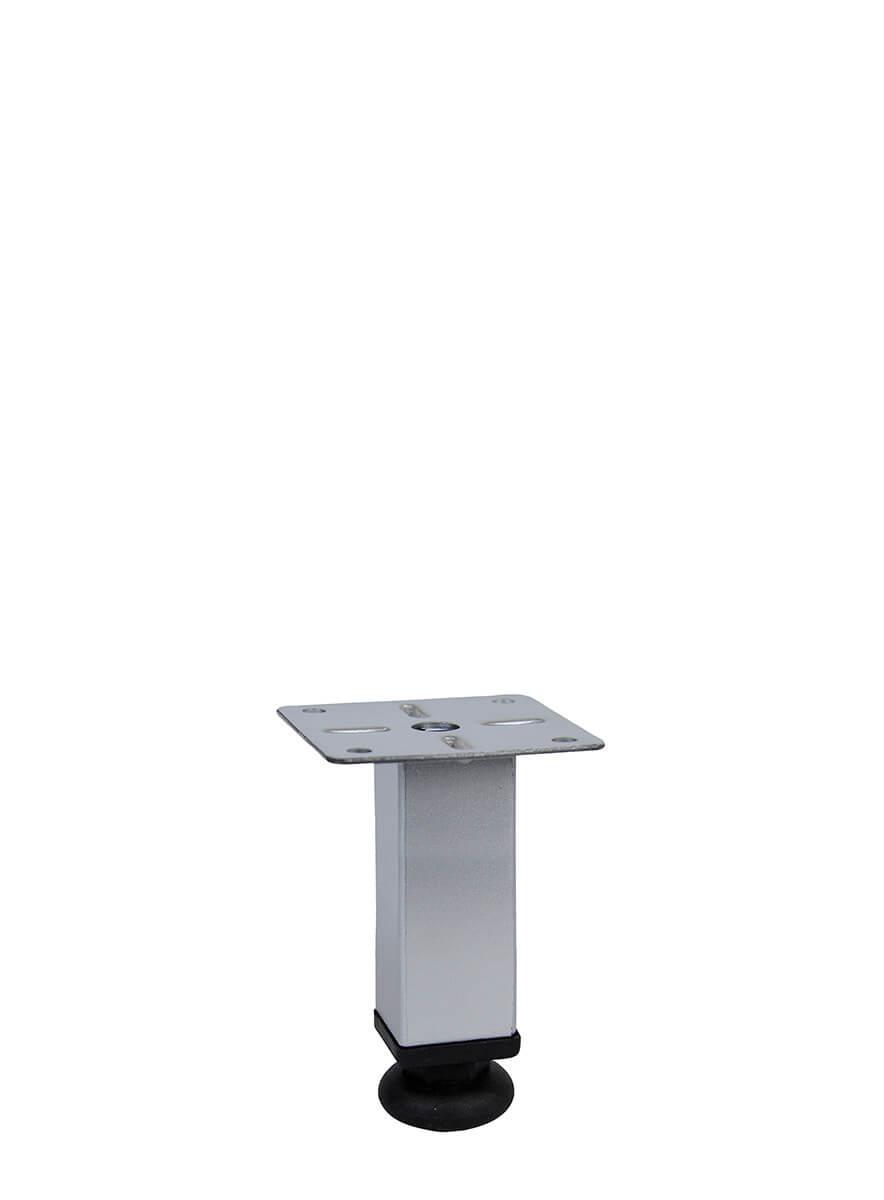 10cm 25mm x 25mm Plastik Pingolu Kare Demir Baza Ayağı Teknobutik.com'da