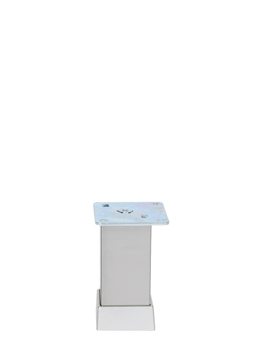 10cm 40x40mm Kare Alüminyum Düz İnoks Baza Ayağı Teknobutik.com'da