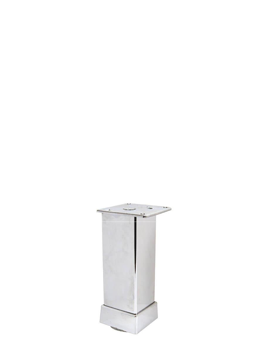 10cm 40x40mm Kare Alüminyum Düz Parlak Eloksal Baza Ayağı Teknobutik.com'da