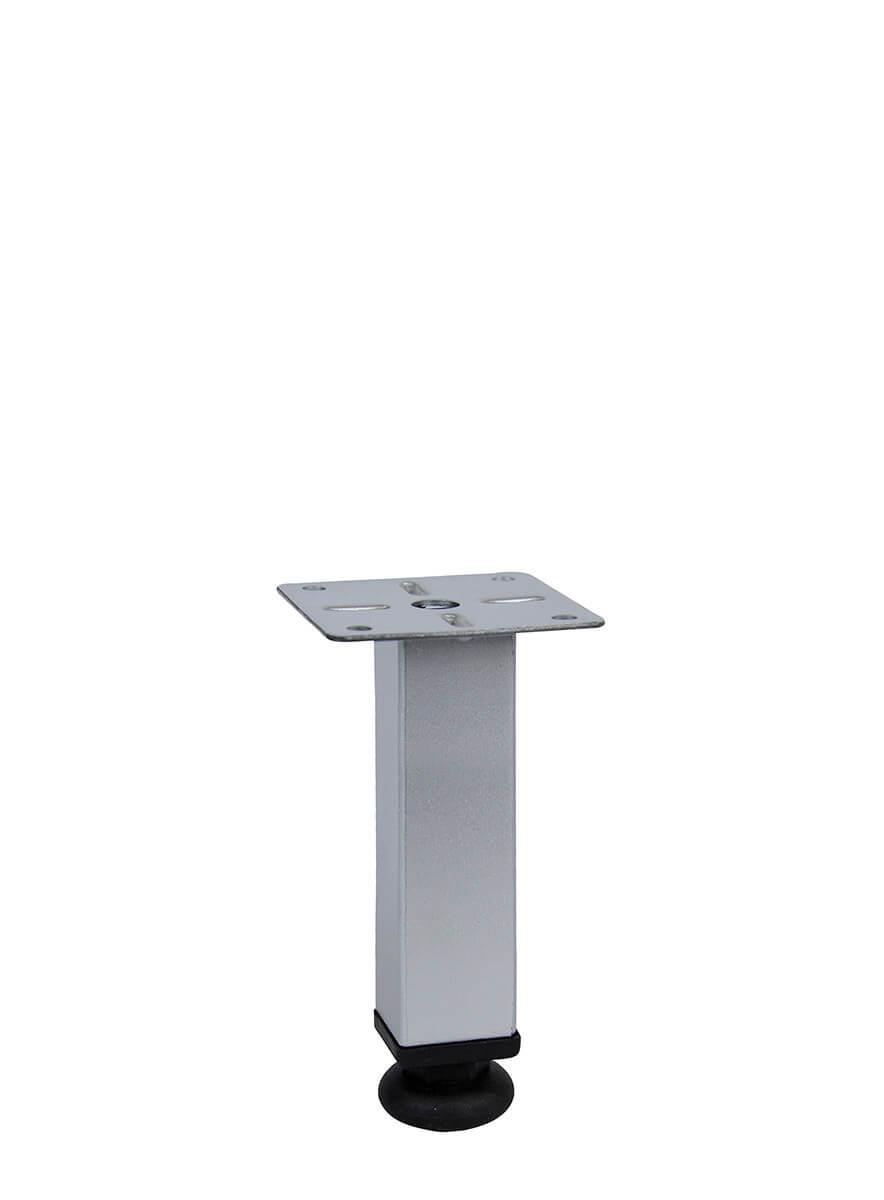 15cm 25mm x 25mm Plastik Pingolu Kare Demir Baza Ayağı Teknobutik.com'da