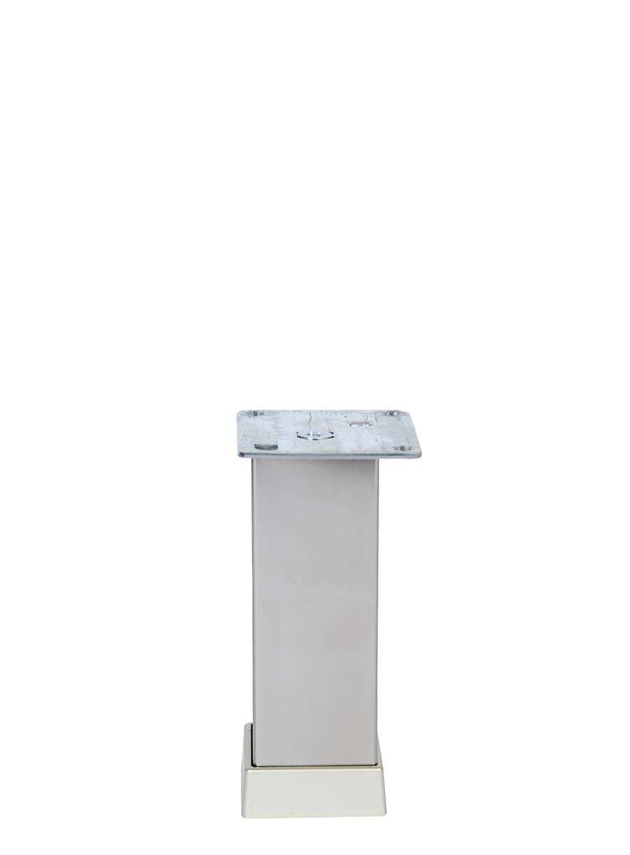 15cm 40x40mm Kare Alüminyum Düz İnoks Baza Ayağı Teknobutik.com'da