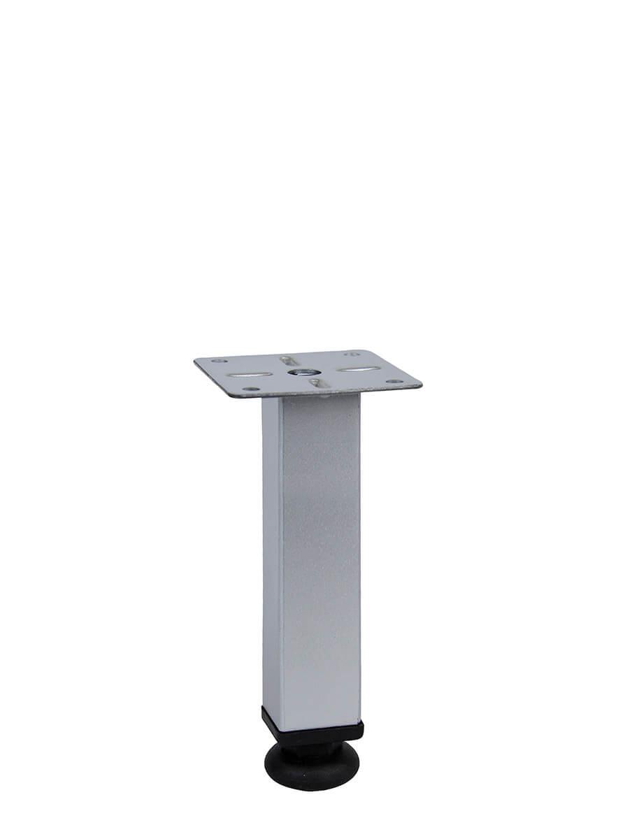 20cm 25mm x 25mm Plastik Pingolu Kare Demir Baza Ayağı Teknobutik.com'da