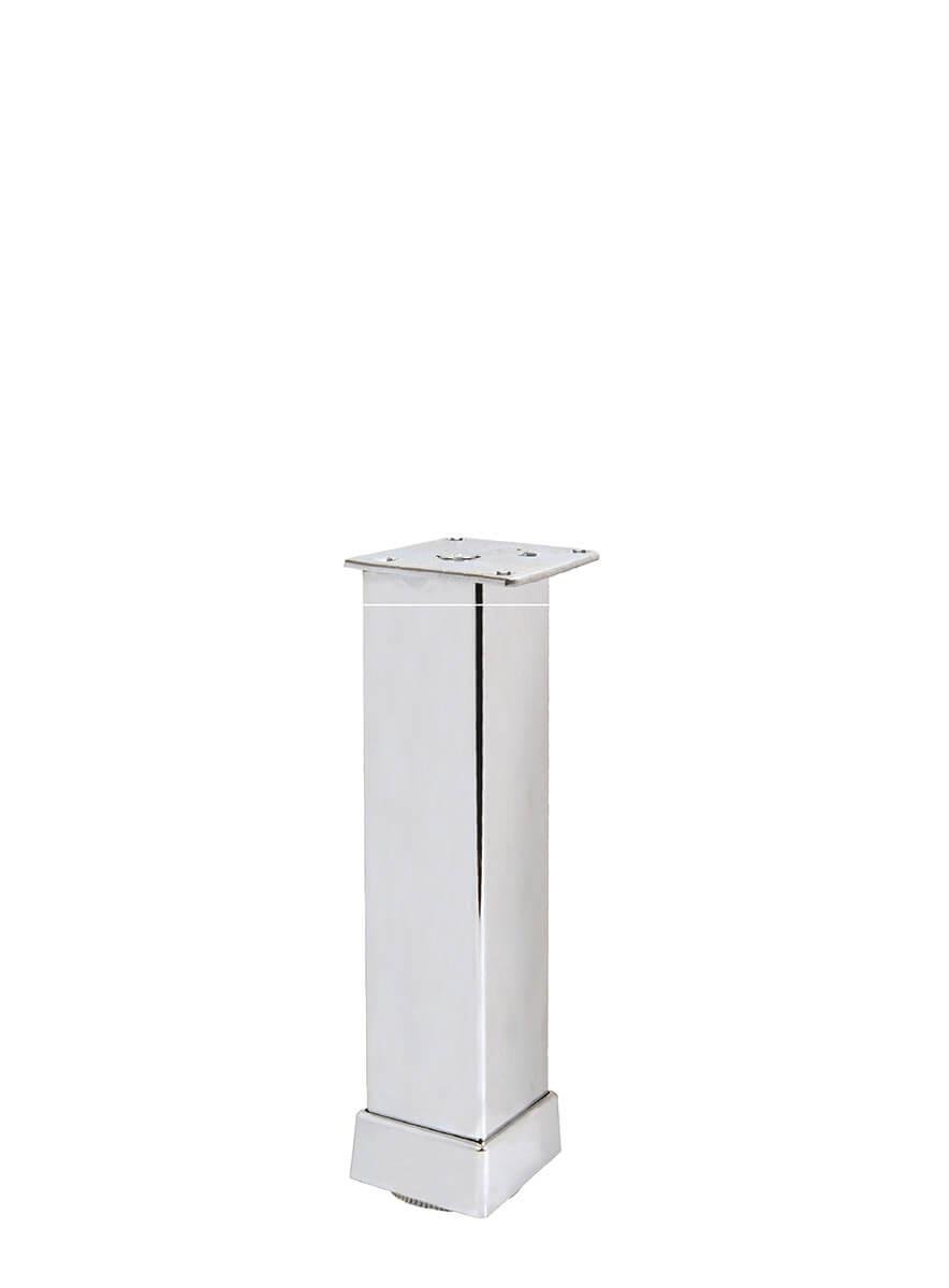 20cm 40x40mm Kare Alüminyum Düz Krom Baza Ayağı Teknobutik.com'da