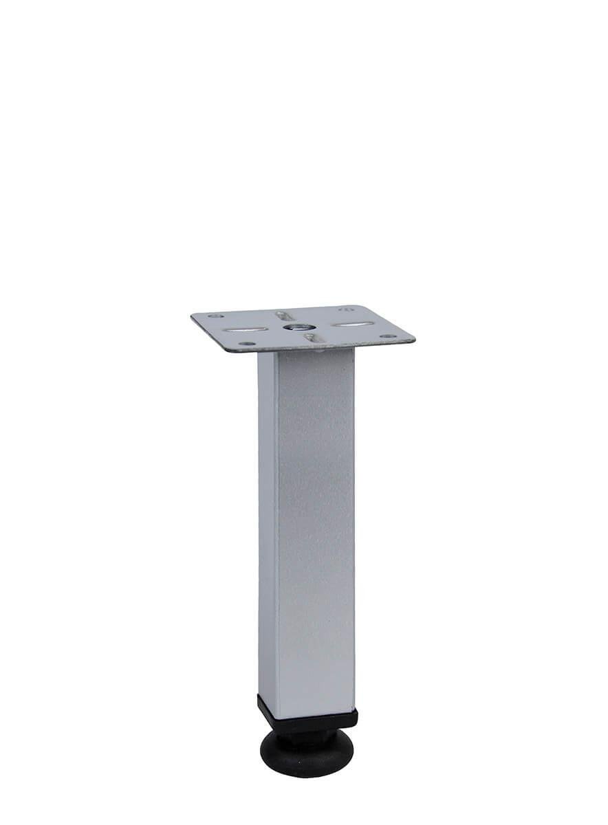 25cm 25mm x 25mm Plastik Pingolu Kare Demir Baza Ayağı Teknobutik.com'da