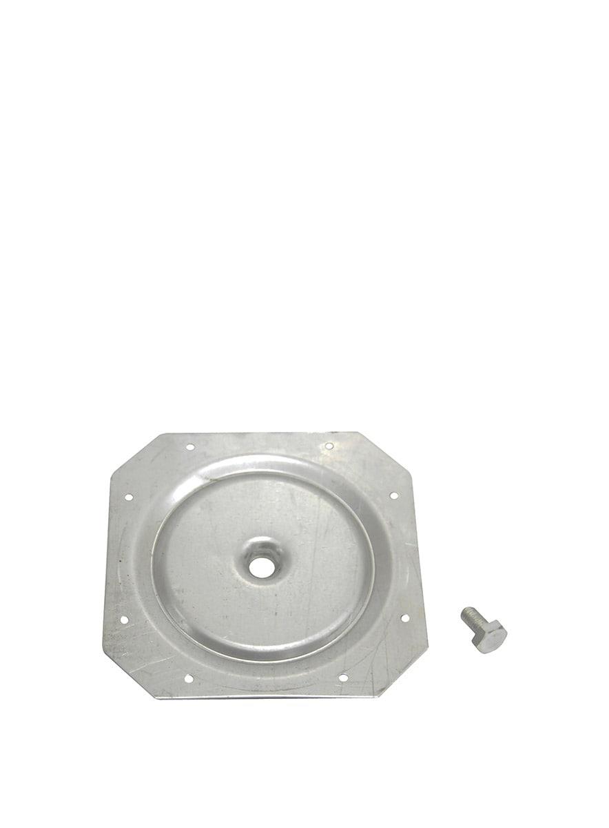 25cm x 25cm x 2mm Ahşap İçin Bağlantı Sacı Civata Dahil Teknobutik.com'da
