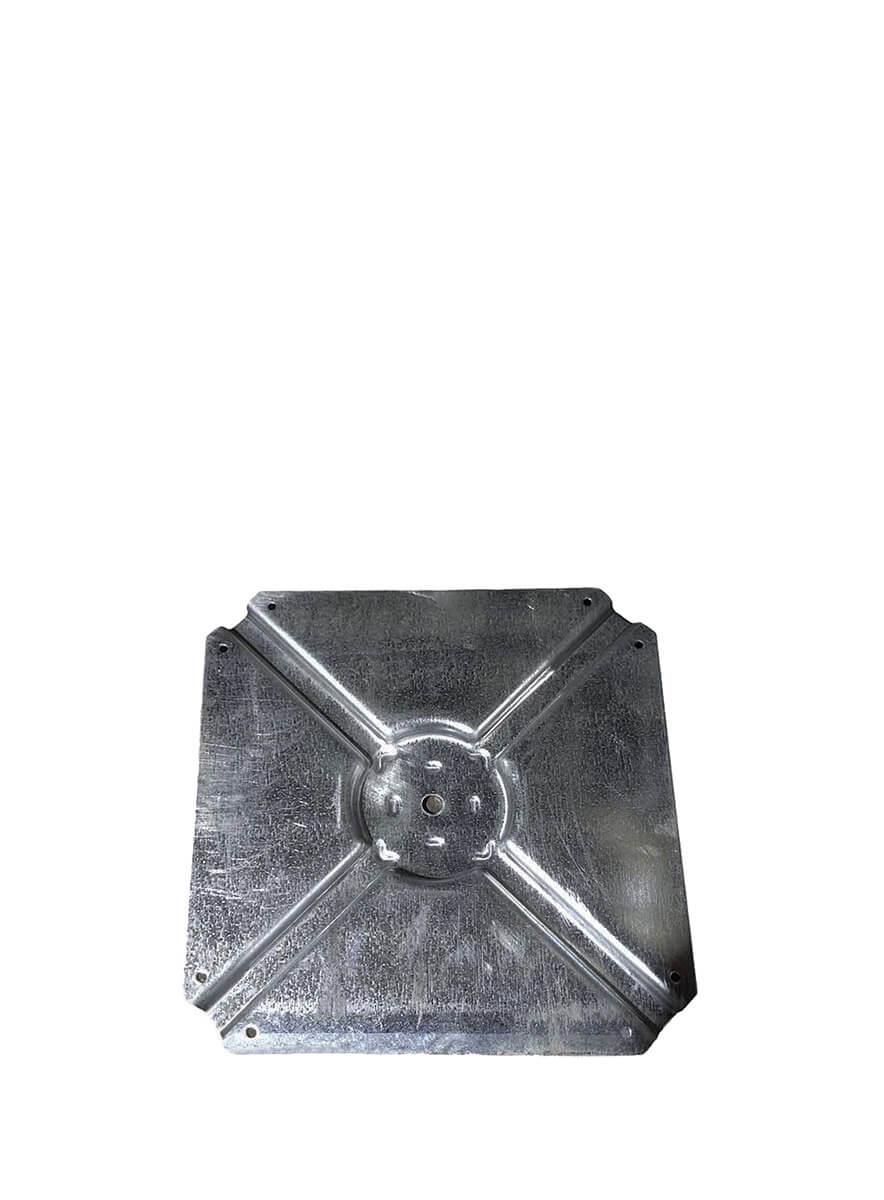 25cm x 25cm x 2mm Ahşap İçin Küllük Bağlantı Sacı Teknobutik.com'da