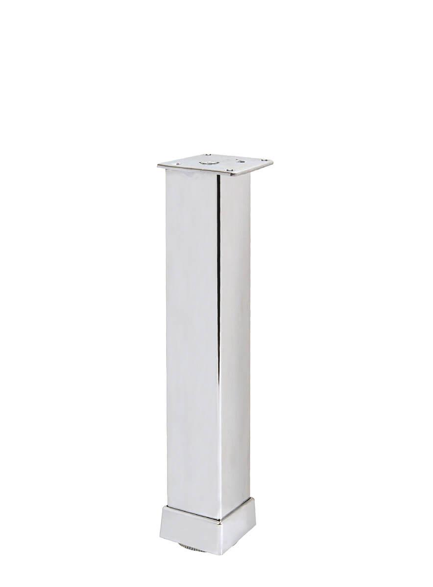 35cm 40x40mm Kare Alüminyum Düz Krom Baza Ayağı Teknobutik.com'da