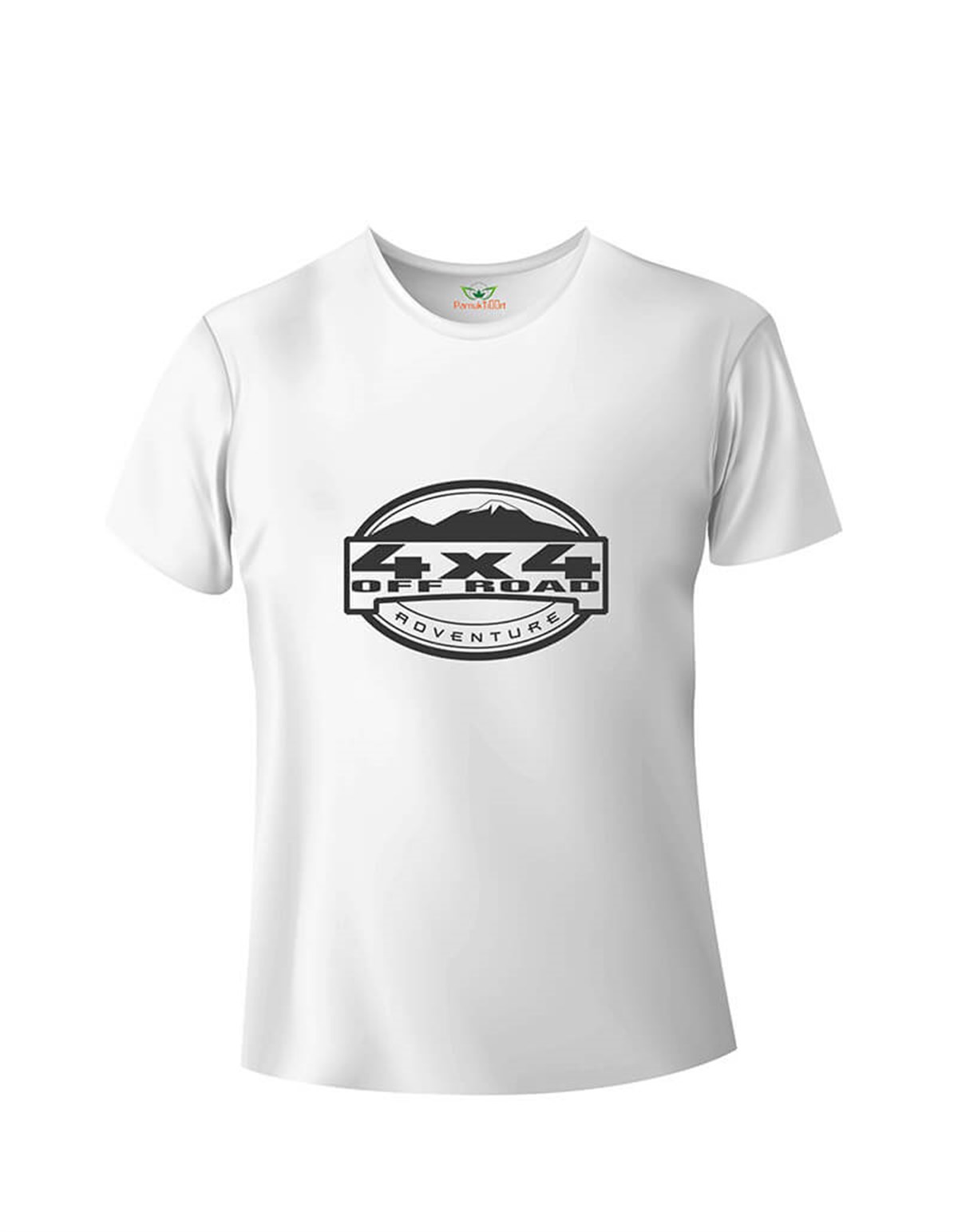 4x4 Off Road Adventure Baskılı Slim Fit Bisiklet Yaka T-shirt