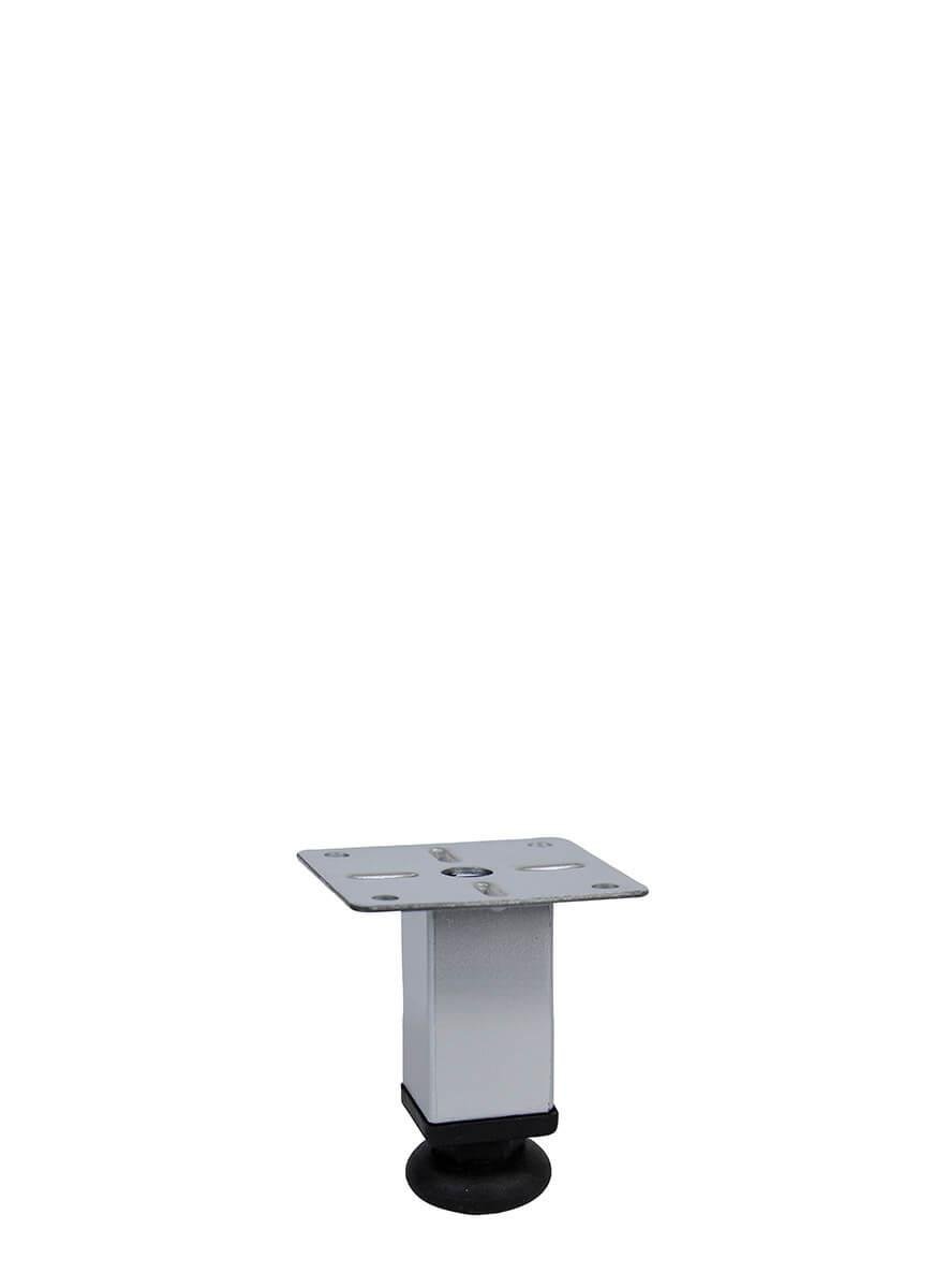 6cm 25mm x 25mm Plastik Pingolu Kare Demir Baza Ayağı Teknobutik.com'da