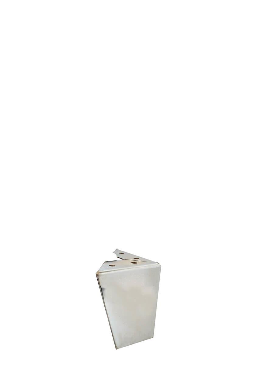 6cm Düz Sabit Köşe 2mm Saç Baza Ayağı Teknobutik.com'da