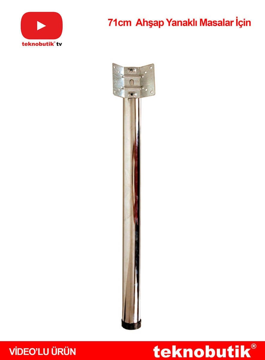 71cm Çap 51mm Perçinli Masa Ayağı
