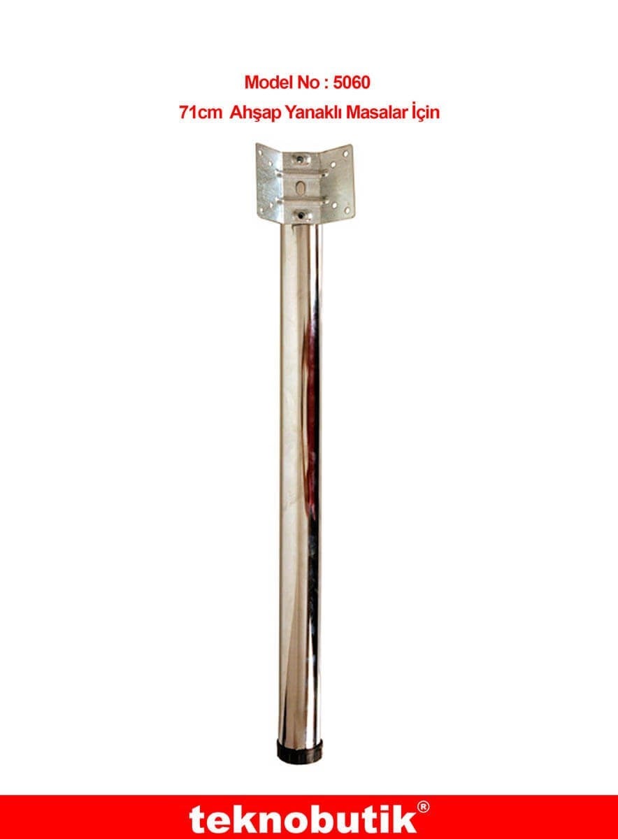 71cm Çap 60mm Perçinli Masa Ayağı Teknobutik.com'da