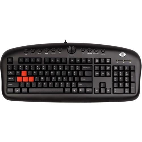 A4 Tech KB-28G Q USB Multimedya Gamer+Bilek Desteğ Teknobutik.com'da
