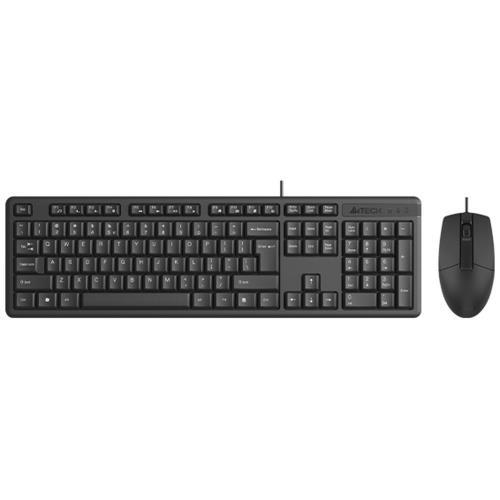 A4 Tech KR-3330 Q Klavye Mouse Set MM Siyah Teknobutik.com'da