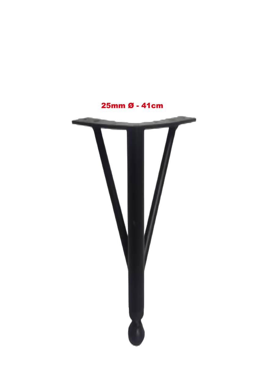41cm 25mm Ø Üçlü Firkete Masa Ayağı Teknobutik.com'da