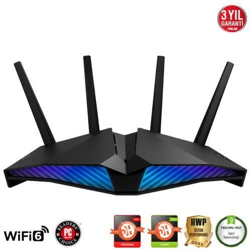 Asus DSL-AX82U Wi-Fi6 ADSL/VDSL DualBand Wi-Fi VPN Modem Router Teknobutik.com'da