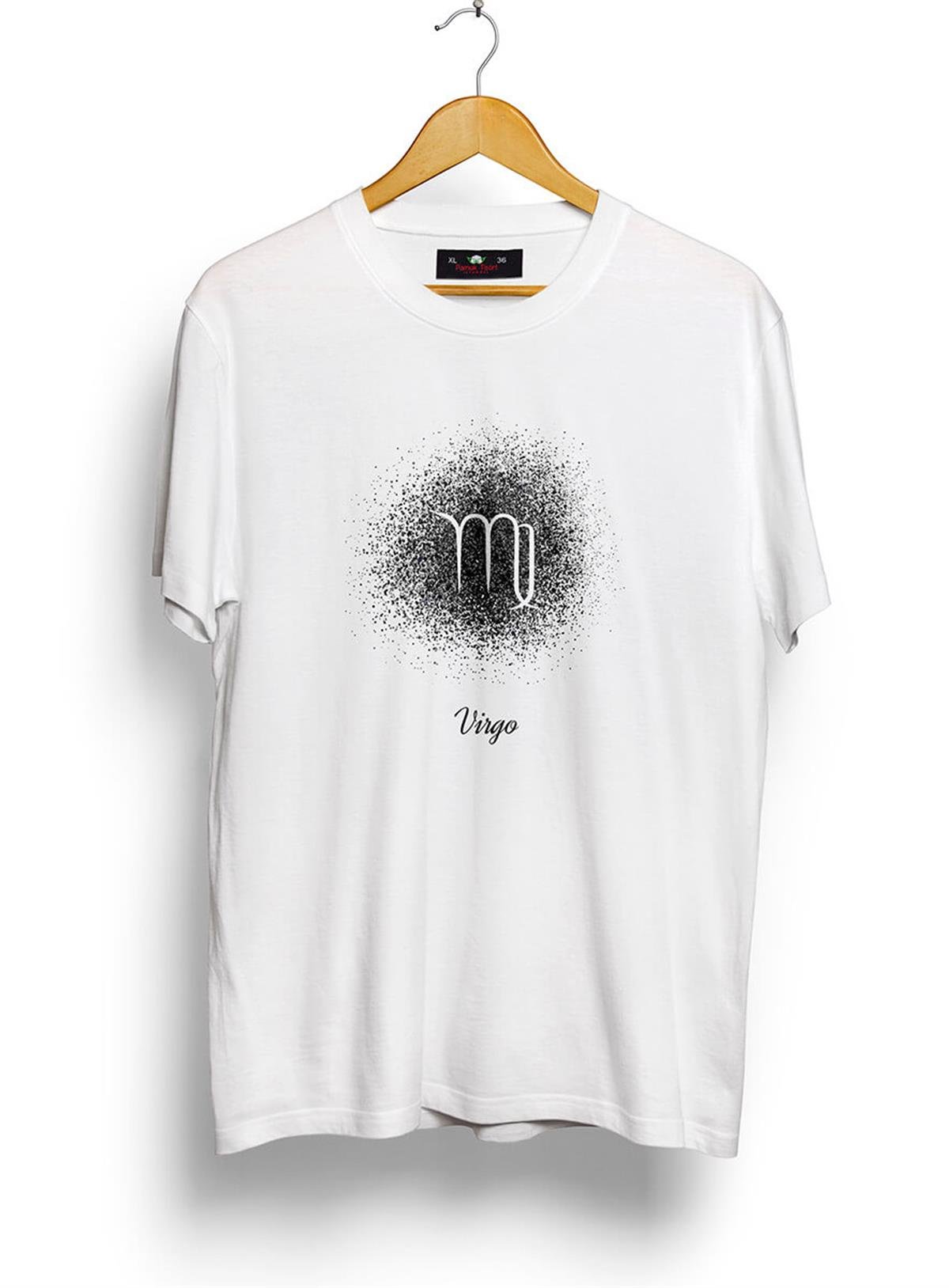 Başak Vigro Burcu Baskılı 90 Oversize Kalıp T-shirt Teknobutik.com'da