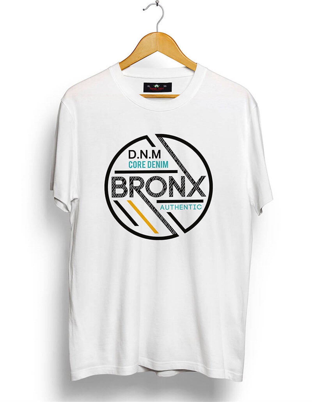 Bronx Baskılı Oversize Bol Kalıp T-shirt