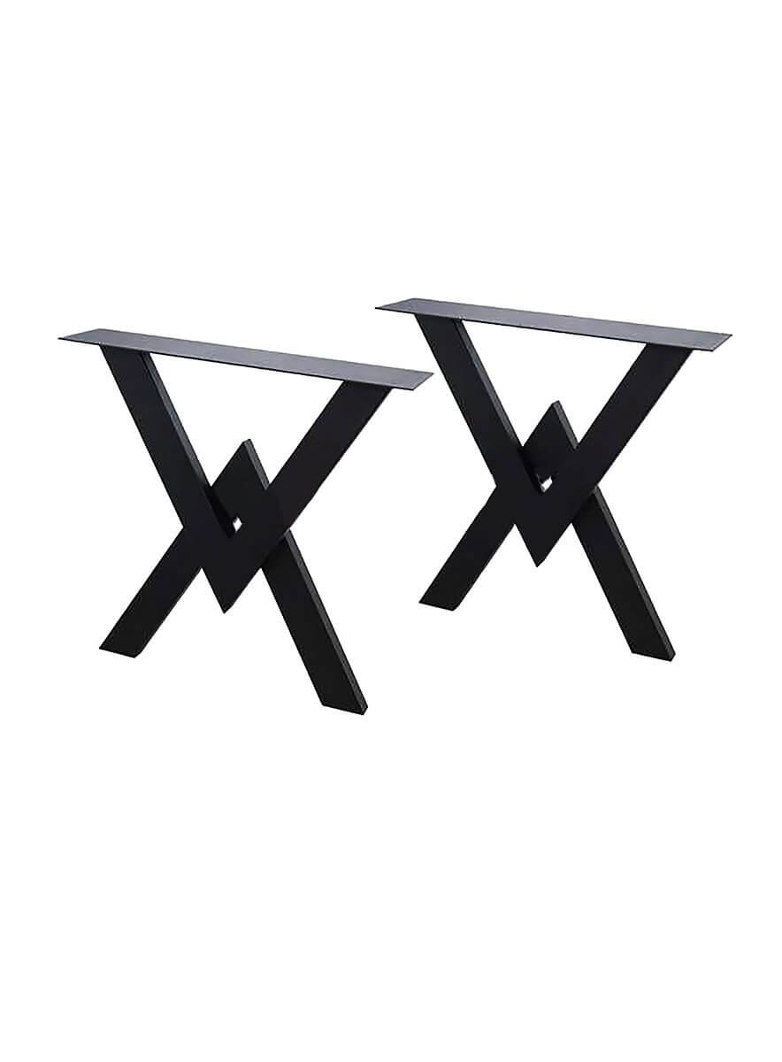 41cm 60mm X 40mm V Model Kütük Masa Ayağı Teknobutik.com'da