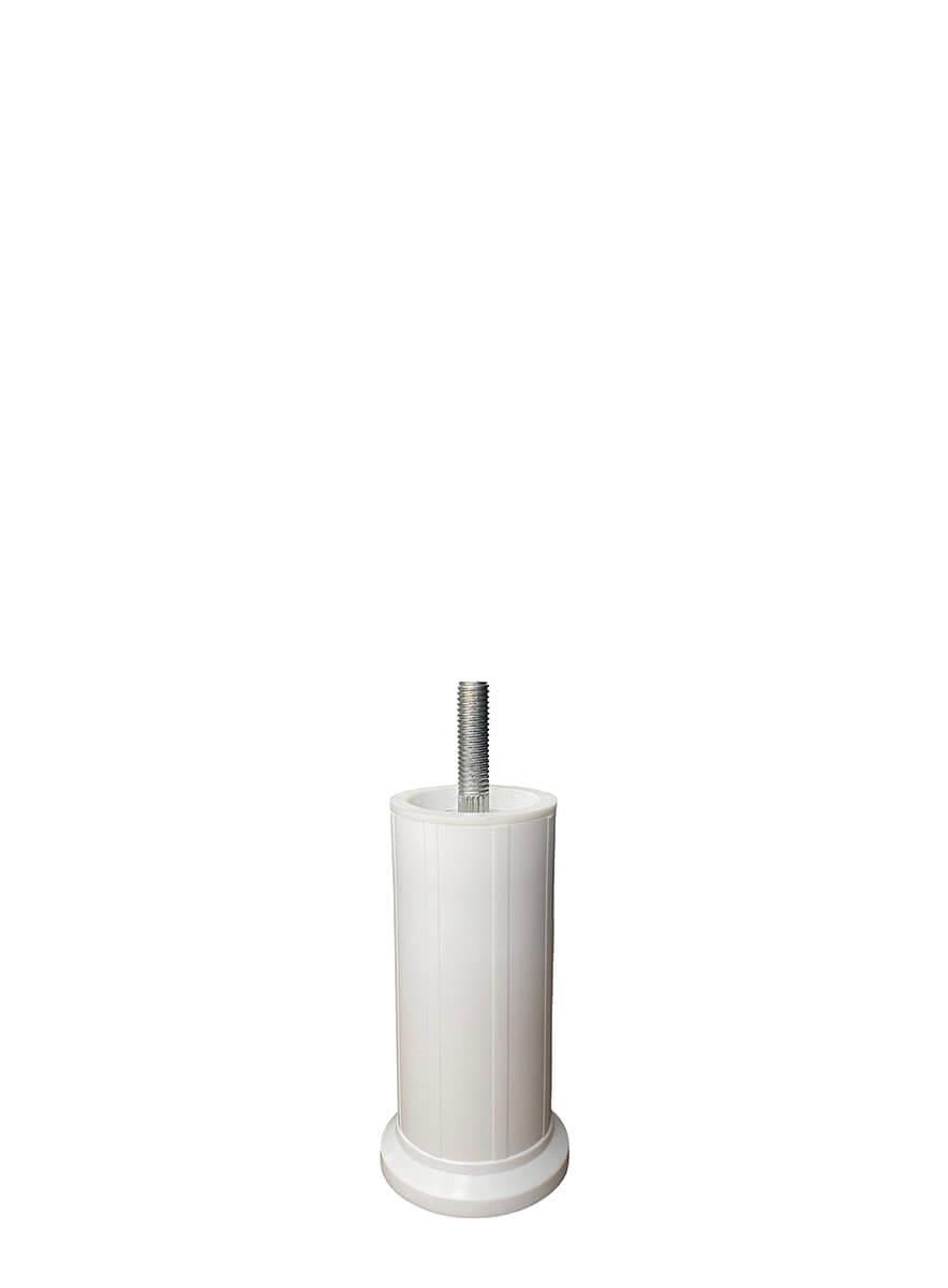 Çap 51mm 8cm Saplama Vidalı Plastik Ayarlı Baza Dolap Ayağı Teknobutik.com'da