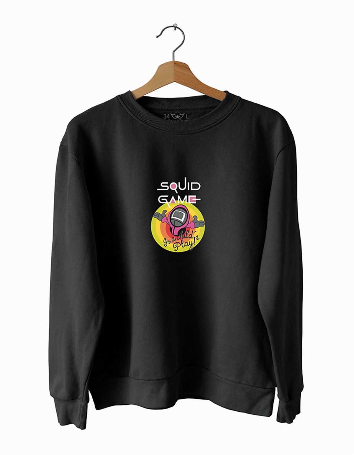 Çocuk Oyunları S-Quid-G-ame-  Basklı Slim Fit Pamuk Sweatshirt