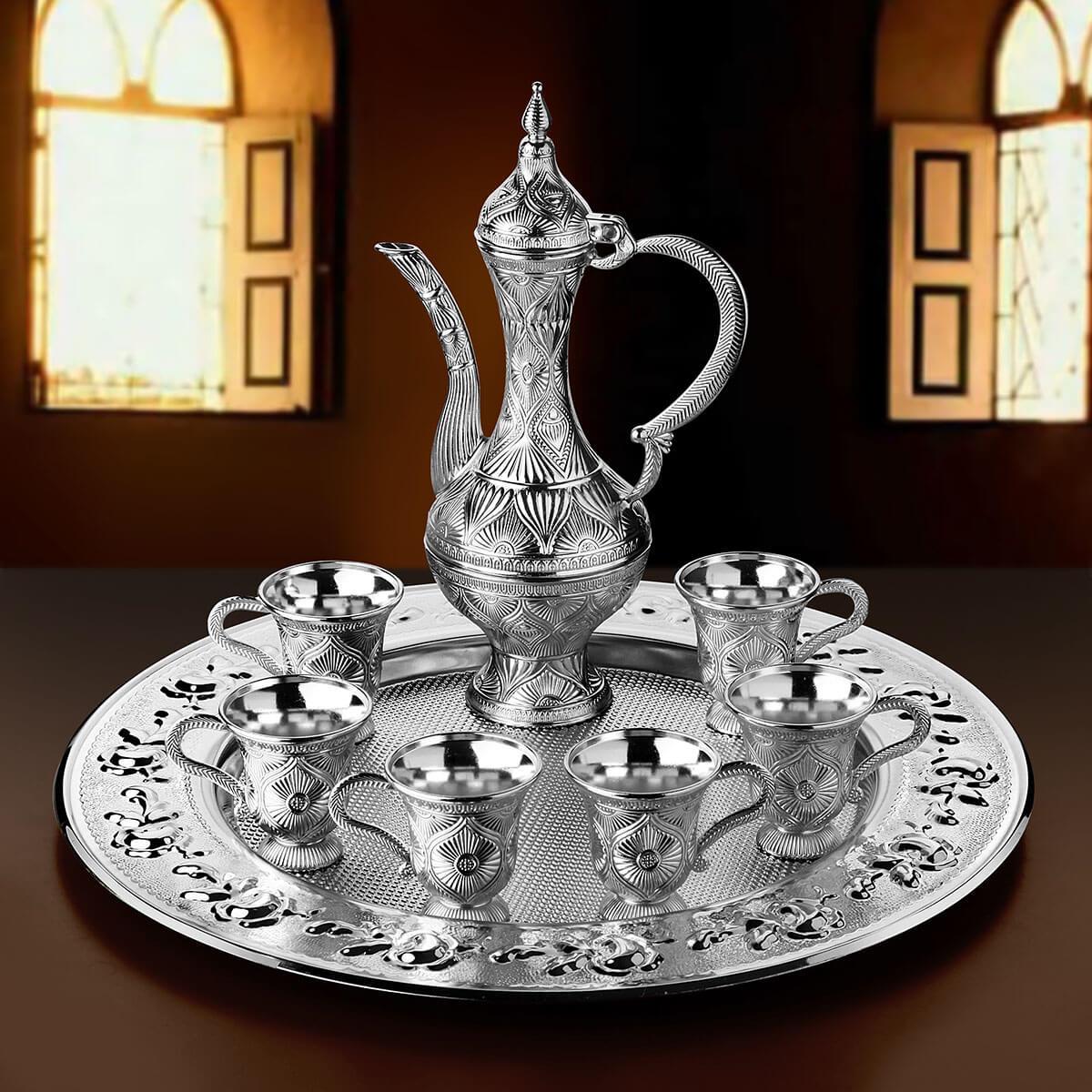 Dekoratif Zemzem Takımı-Nikel Teknobutik.com'da