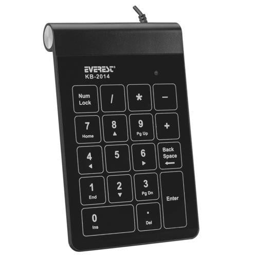 Everest KB-2014 Siyah USB Dokunmatik Numerik Standart Klavye Teknobutik.com'da