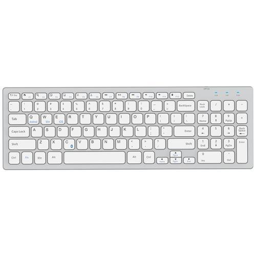 Everest KB-80W Beyaz/Gümüş Ultra İnce Kablosuz Klavye Teknobutik.com'da