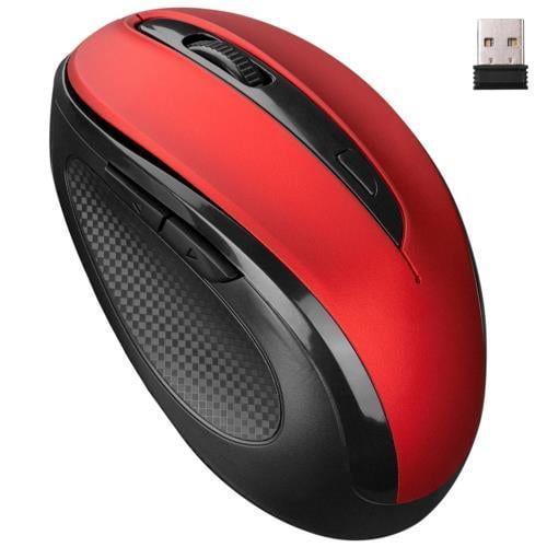 Everest SM-613 Kırmızı 2.4Ghz Optik Kablosuz Mouse Teknobutik.com'da