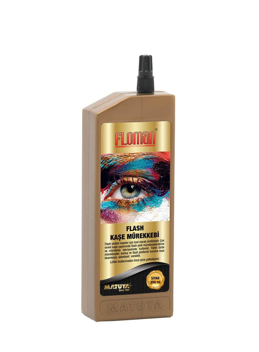 Floman 250ml Flash Kaşe Mürekkebi Siyah Teknobutik.com'da