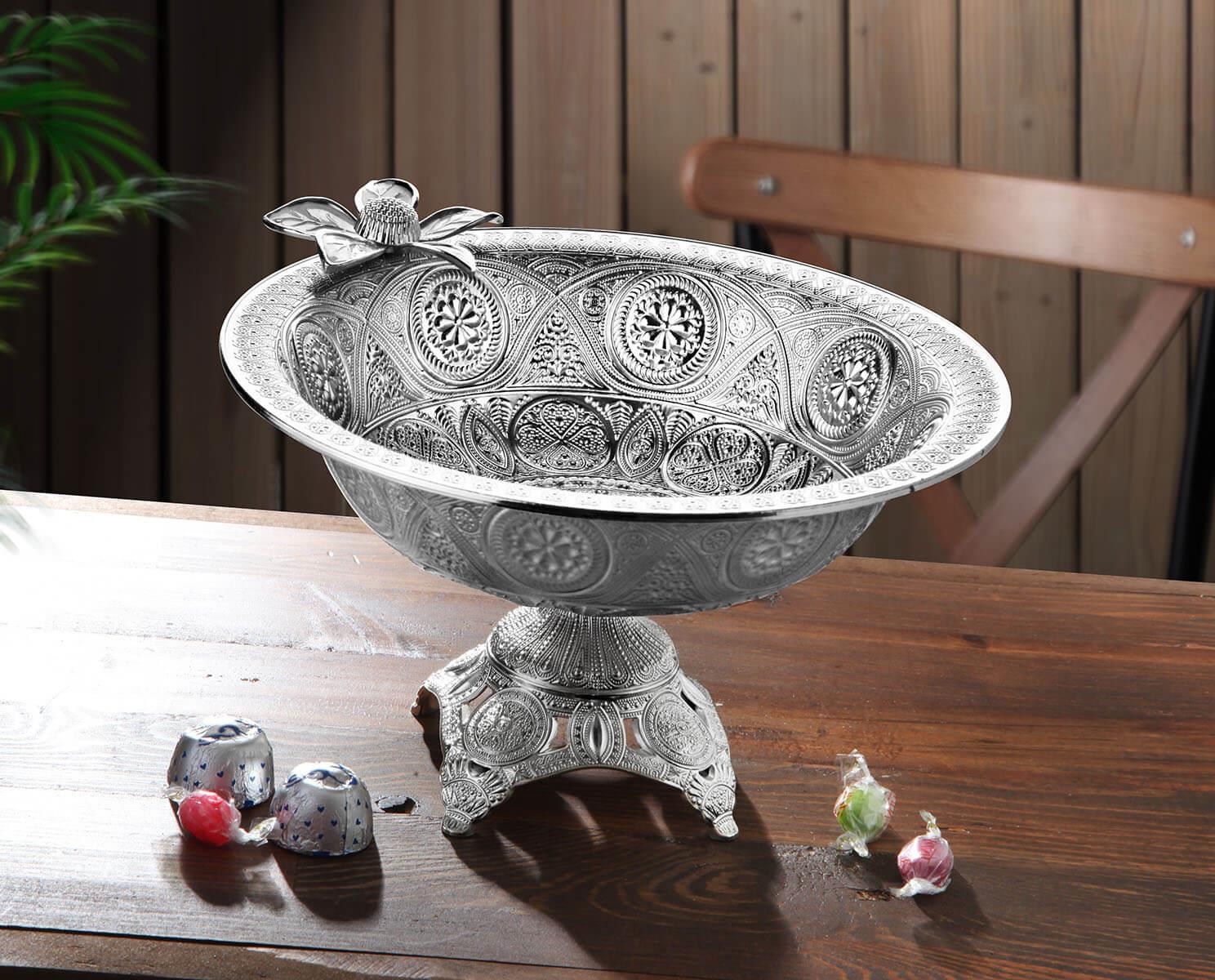 Güllü Kaideli Meyvelik-Nikel Teknobutik.com'da