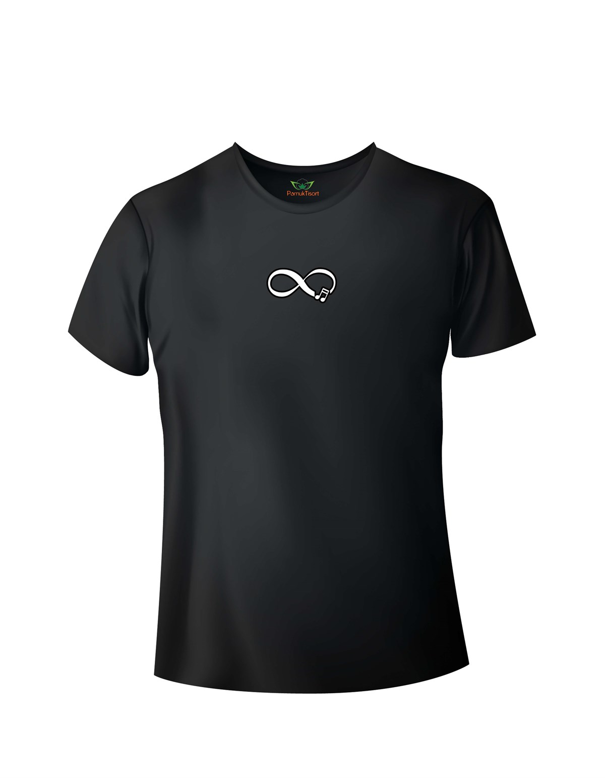 Her Zaman-Müzik  Baskılı Basik Tshirt