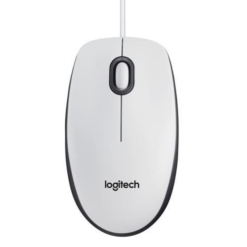 Logitech M100 Usb Mouse Beyaz 910-006764 Teknobutik.com'da