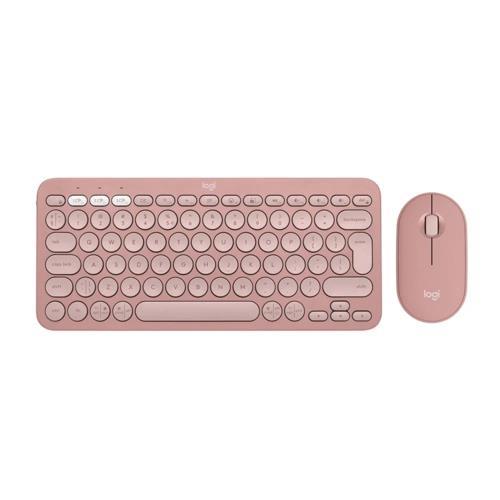 Logitech Pebble 2 Multi Device Bluetooth Klavye Mouse Set Rose 920-012247 Teknobutik.com'da
