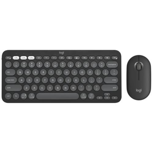 Logitech Pebble 2 Multi Device Bluetooth Klavye Mouse Set Grafit 920-012245 Teknobutik.com'da
