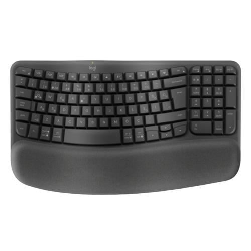 Logitech WAVE KEYS Ergonomik Klavye Siyah 920-012311 Teknobutik.com'da