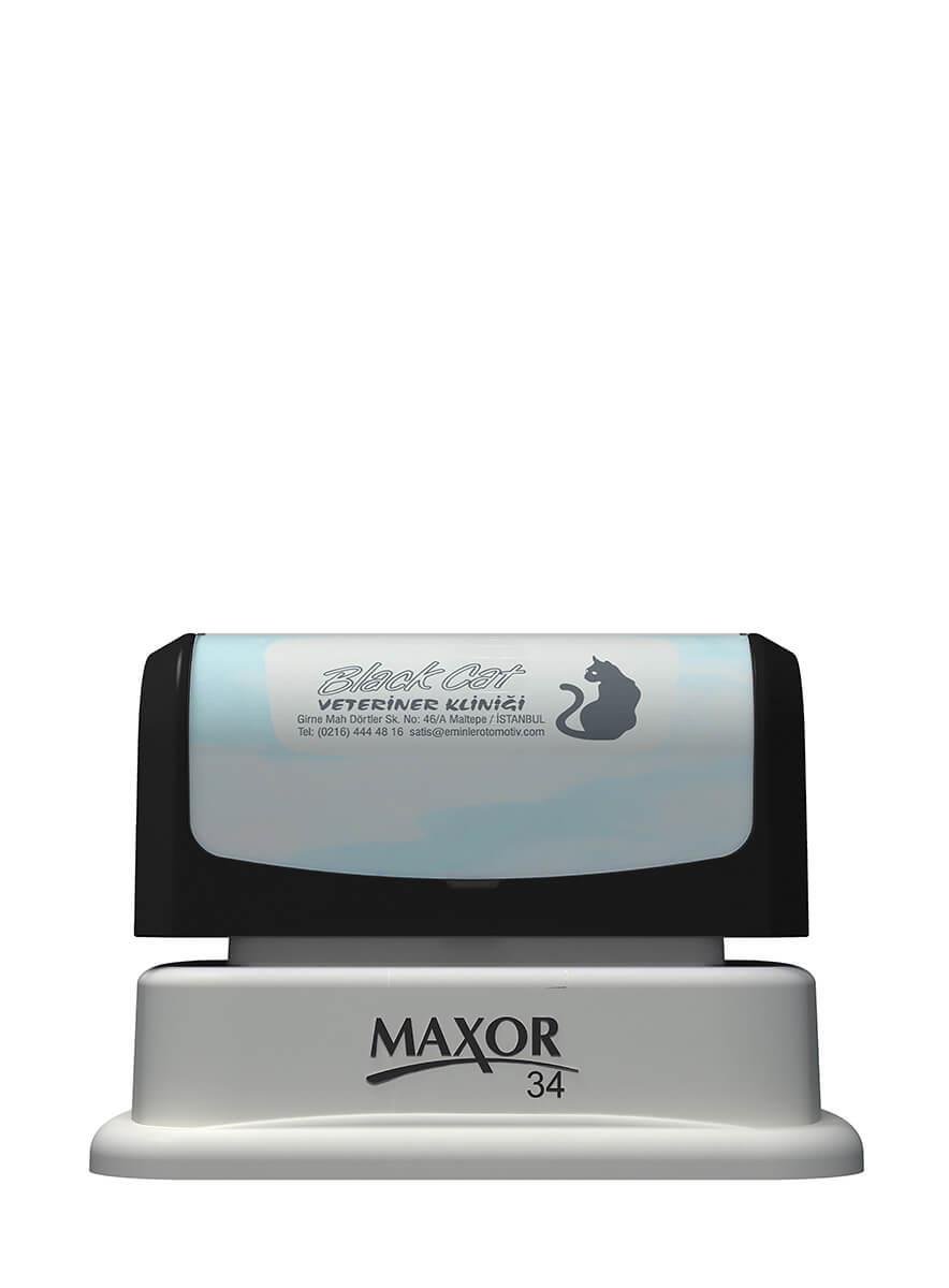 Maxor K-34 22x55 Flash Sistem Kendinden Mürekkepli Kaşe Teknobutik.com'da