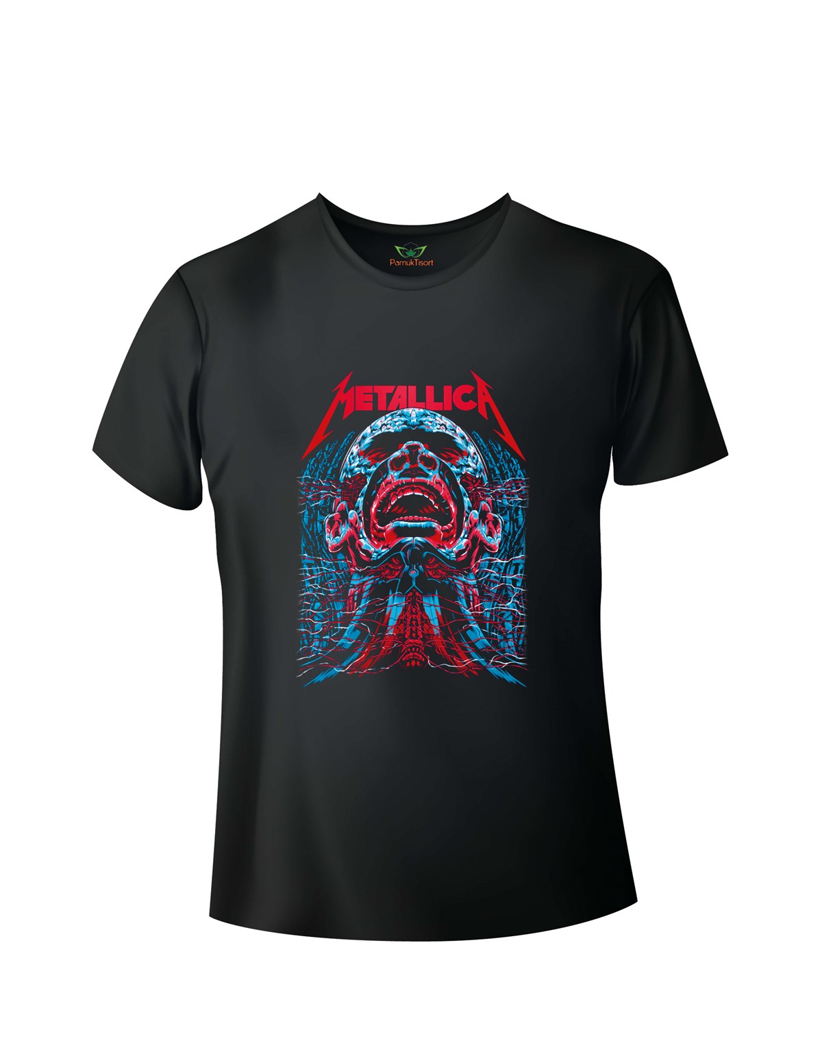 Metalika3 Baskılı Basic Tshirt