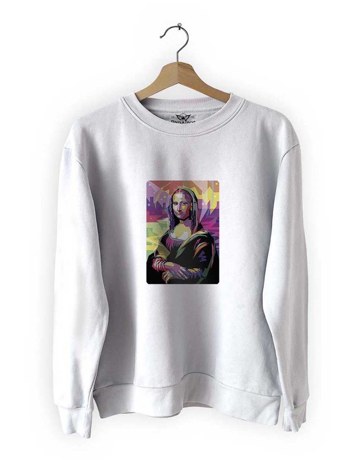 Monnalissa Basklı Slim Fit Pamuk Sweatshirt