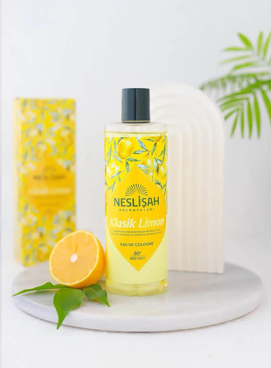 Neslişah Klasik 80 Derece Limon Kolonyası 400ml Teknobutik.com'da