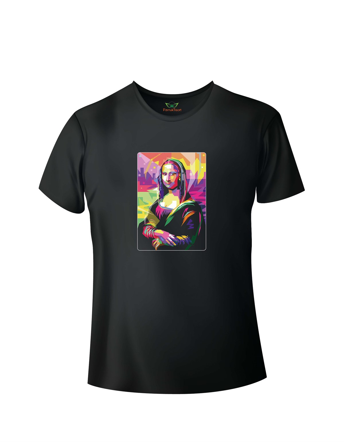 Sketch Monalisa Baskılı Basic Tshirt