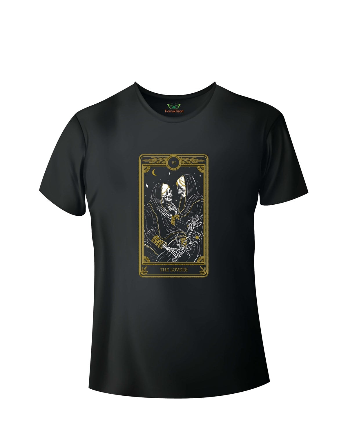 The Lovers Basklı Basic Tshirt