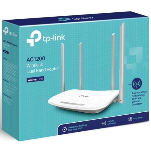 TP-Link Archer C50 AC1200 DualBand Wi-Fi Router Teknobutik.com'da