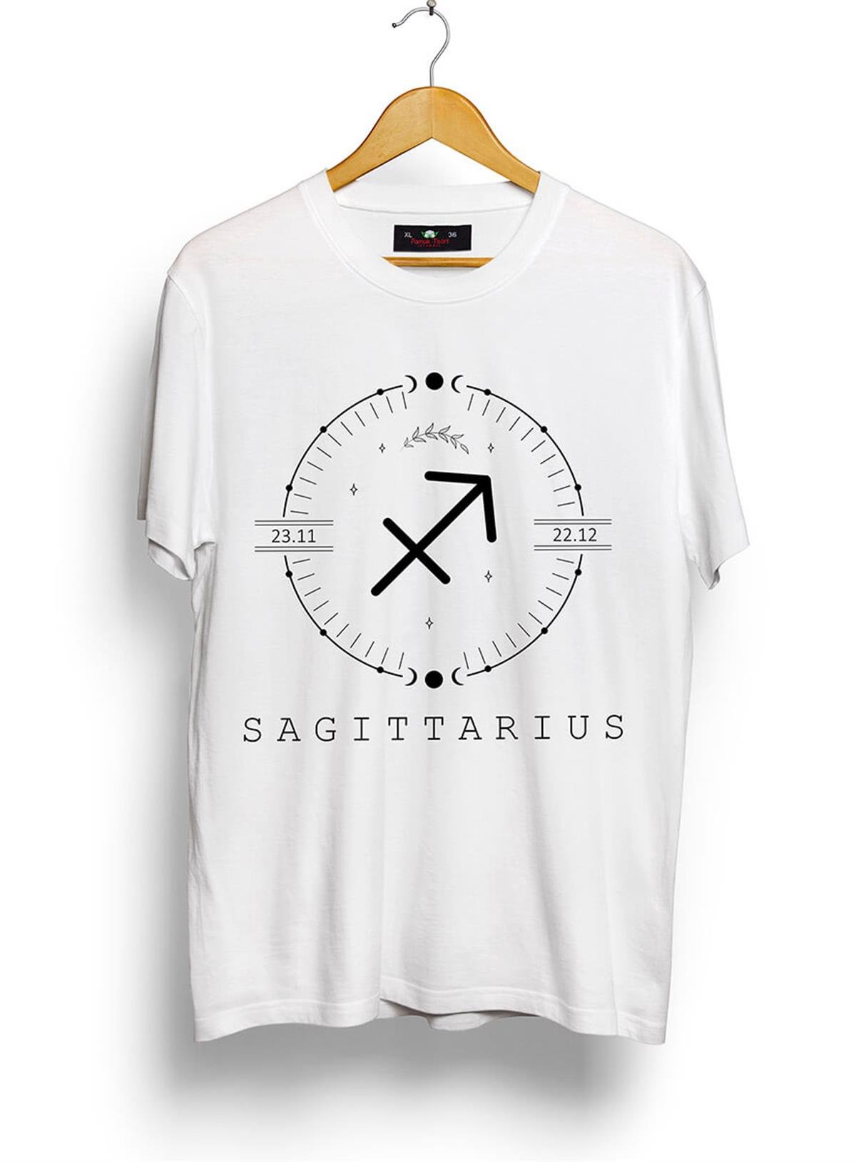 Yay Sagitarius Burcu Baskılı 105 Oversize Kalıp T-shirt Teknobutik.com'da