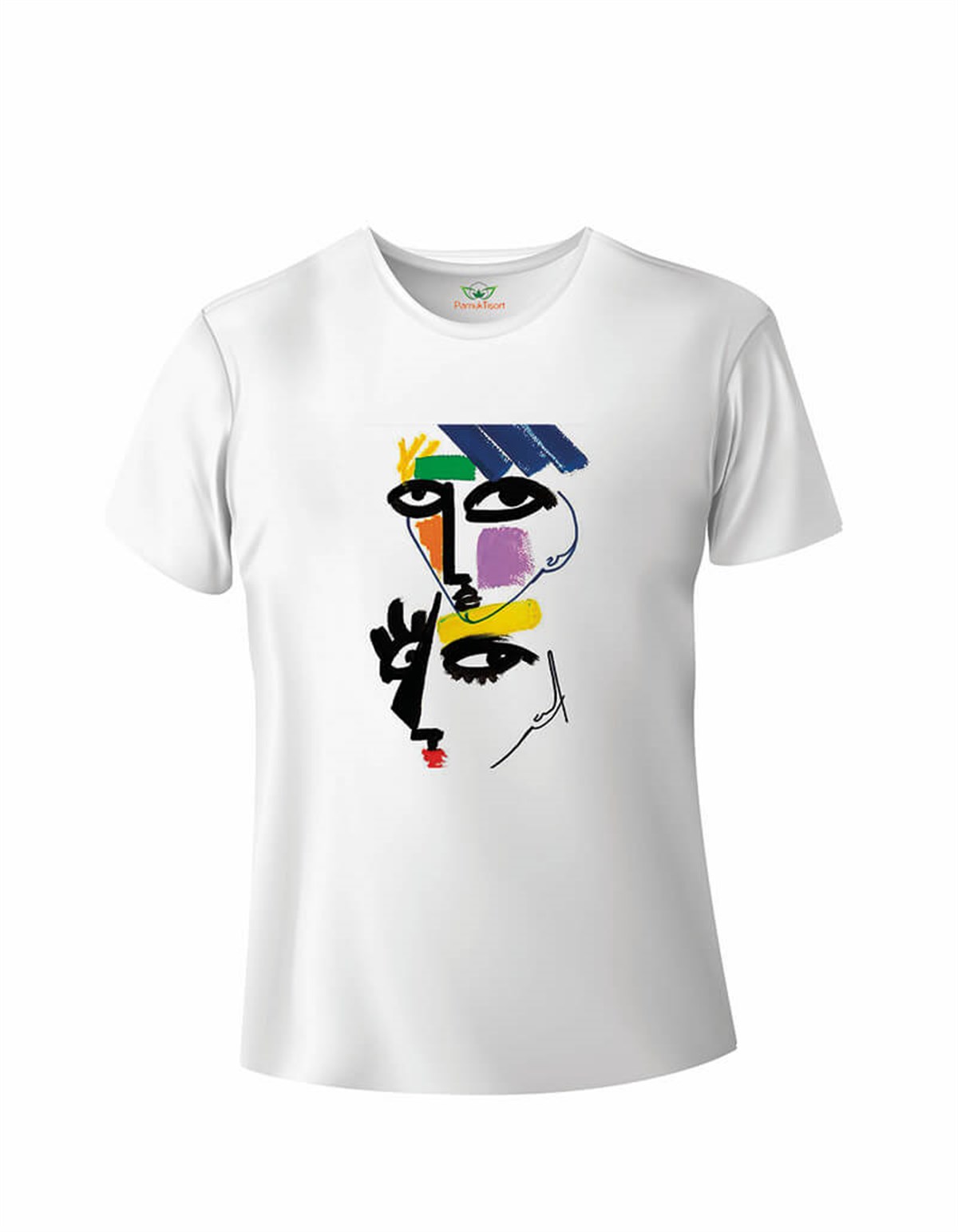 Yüzeler5 Baskılı Regular Kalıp Tshirt