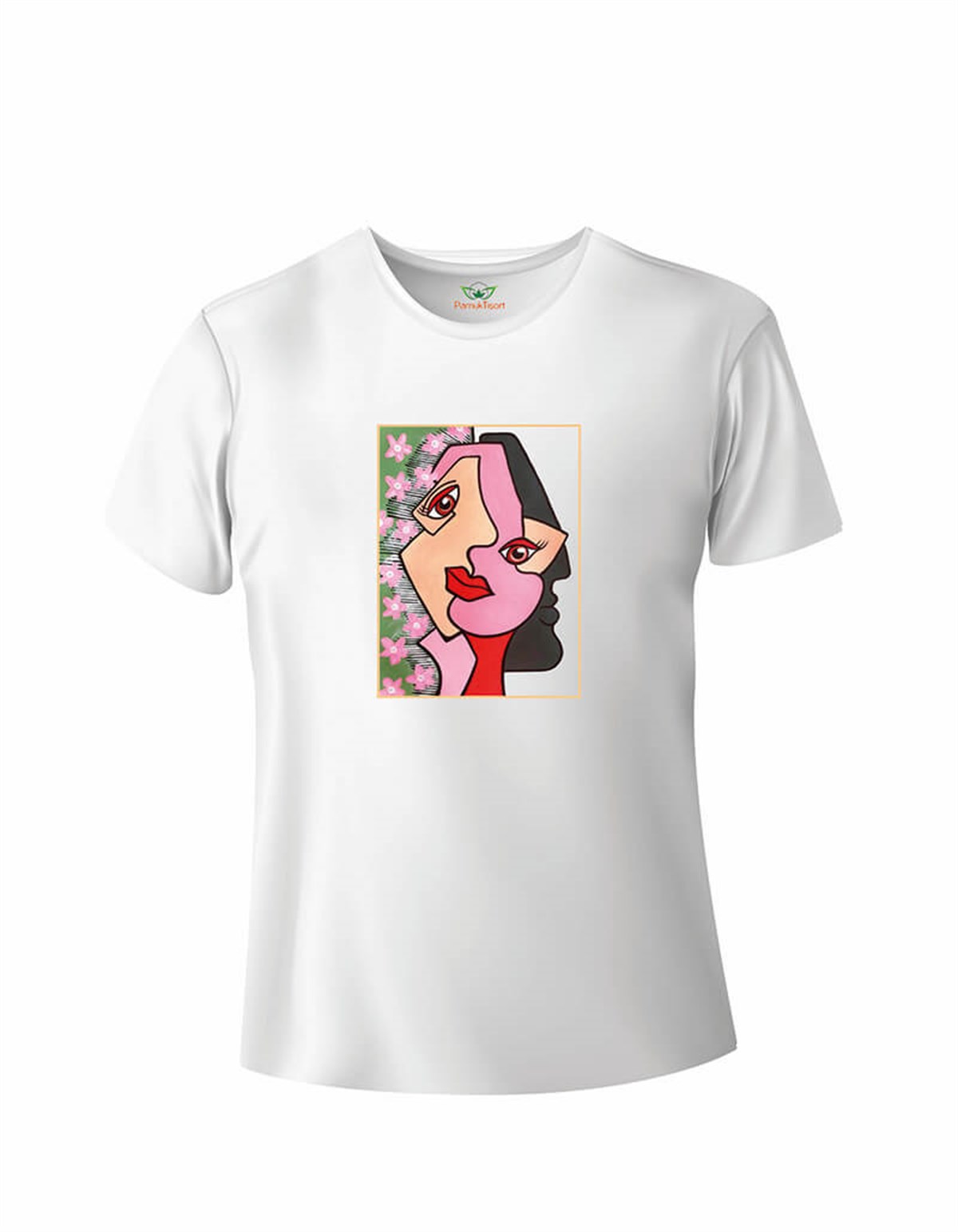 Yüzeler6 Baskılı Regular Kalıp Tshirt